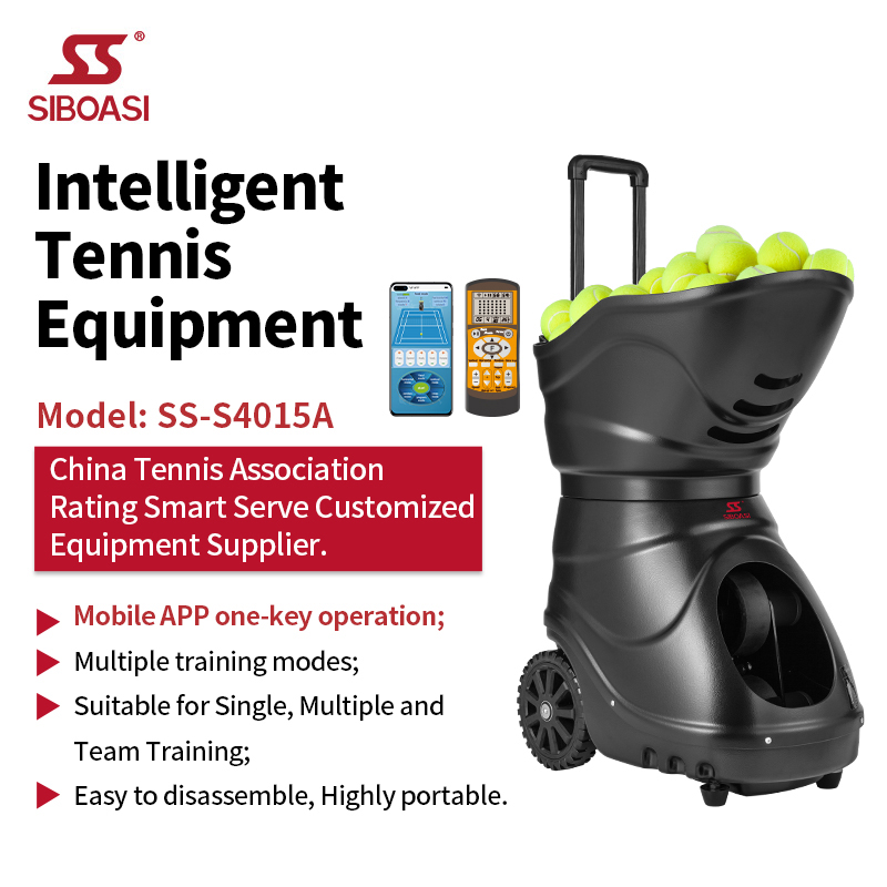 China SIBOASI tennis ball serving machine S4015A manufacturers and